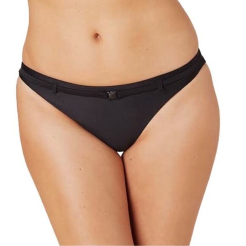 Andie Swim Medium The Riviera Bikini Bottom BLACK